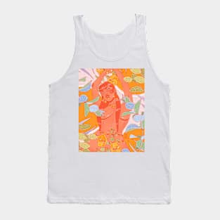 Orange Forest Tank Top